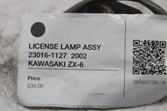 LICENSE LAMP ASSY 23016-1127  2002 KAWASAKI ZX-6