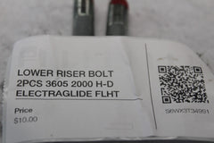 LOWER RISER BOLT 2PCS 3605 2000 H-D ELECTRAGLIDE FLHT