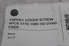 TAPPET COVER SCREW 4PCS 3770 1995 HD DYNA FXDS