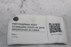 PISTON & RING ASSY STANDARD 22223-04 2016 SPORTSTER XL1200X