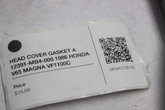 HEAD COVER GASKET A 12391-MB4-000 1986 HONDA V65 MAGNA VF1100C