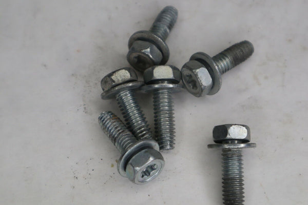 OEM Harley Davidson Rear Frame Screws (6)  2011 Ultra FLHTCU Blk/Silver 3536