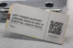 LEFT FENDER SUPPORT CHROME 60035-00 2001 H-D SOFTAIL DUECE FXSTD