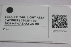 RED LED TAIL LIGHT ASSY ( WORKS ) 23025-1301 2001 KAWASAKI ZX-9R