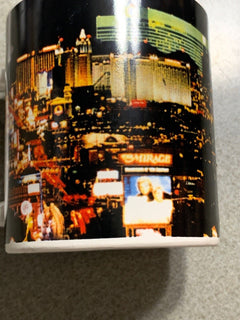 LED Las Vegas Nevada Coffee Mug 9 Colorful Lights