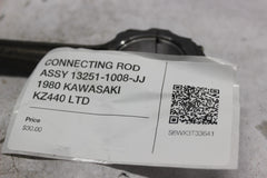 CONNECTING ROD ASSY 13251-1008-JJ 1980 KAWASAKI KZ440 LTD