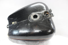 GAS TANK VIVID BLACK W/ RED & GOLD STRIPE 61019-00CF 2000 H-D ELECTRAGLIDE FLHT