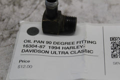 OIL PAN 90 DEGREE FITTING 16304-87  1994 HARLEY-DAVIDSON ULTRA CLASSIC