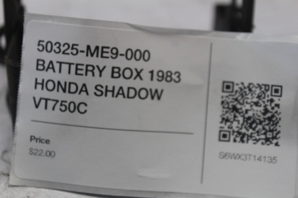 50325-ME9-000 BATTERY BOX 1983 HONDA SHADOW VT750C