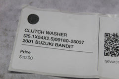 CLUTCH WASHER (25.1X54X2.5)09160-25037 2001 SUZUKI BANDIT GSF1200S