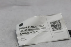 ENGINE FLANGED BOLT 10X145 92001-1835  2002 KAWASAKI ZX-6