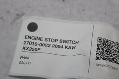 ENGINE STOP SWITCH 27010-0022 2004 KAW KX250F