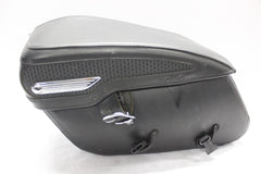 91139-09 LEATHER SADDLEBAG BASKET WEAVE LEFT HARLEY DAVIDSON