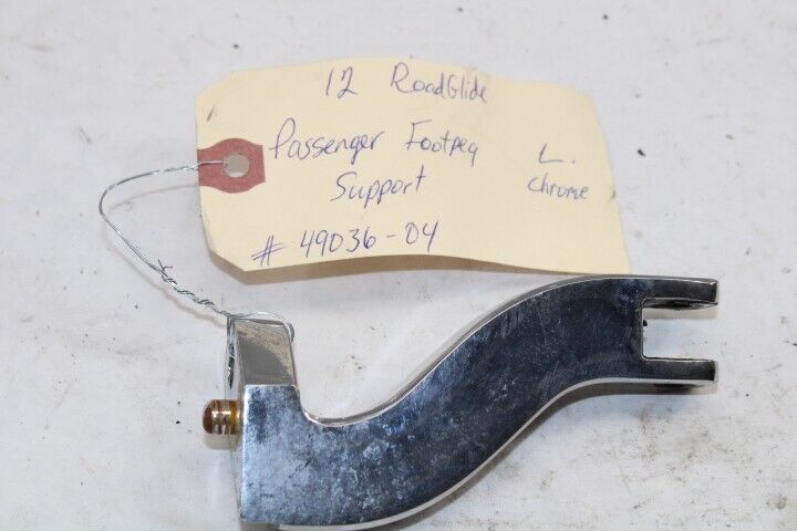 Harley Davidson LEFT Chrome Passenger Footpeg Mount 49036-04