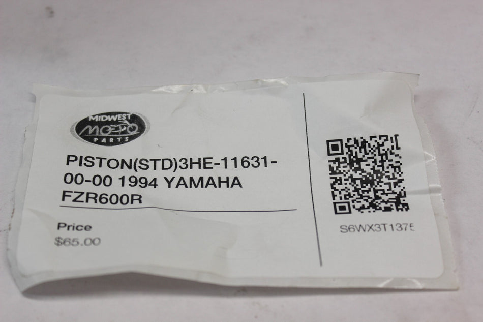 PISTON (STD) 3HE-11631-00-00 1994 YAMAHA FZR600R