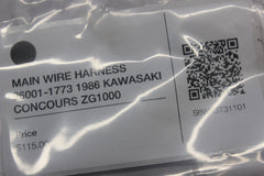 MAIN WIRE HARNESS 26001-1773 1986 KAWASAKI CONCOURS ZG1000