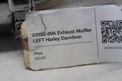 65592-09A Exhaust Muffler LEFT Harley Davidson