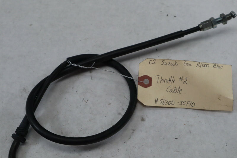 OEM Suzuki Motorcycle #2 Throttle Cable 2002 GSXR1000 Royal 58300-35F10