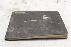 Owners Manual 1982 Honda Goldwing GL1100A 31MB975