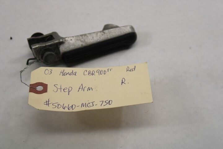 OEM Honda Motorcycle Step Arm RIGHT 50660-MCJ-750 2003 CBR900RR