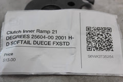 Clutch Inner Ramp 21 DEGREES 25604-00 2001 H-D SOFTAIL DUECE FXSTD