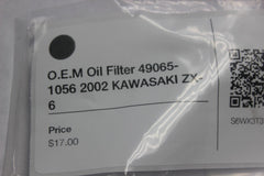 O.E.M Oil Filter 49065-1056 2002 KAWASAKI ZX-6