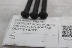 BALANCE SHAFT SUPPORT SCREW 3PCS 956 2001 H-D SOFTAIL DUECE FXSTD