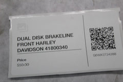 DUAL DISK BRAKELINE FRONT HARLEY DAVIDSON 41800340