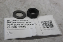 BALANCE SHAFT WASHER 6852,NUT 7974 2001 H-D SOFTAIL DUECE FXSTD
