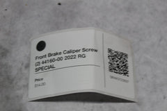 Front Brake Caliper Screw (2) 44160-00 2022 HARLEY DAVIDSON ROADGLIDE