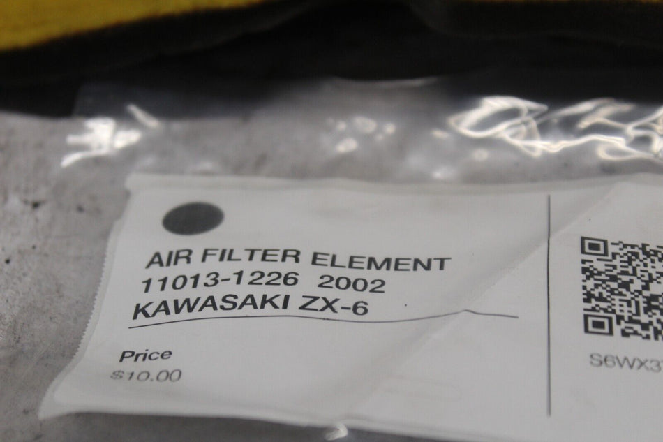 AIR FILTER ELEMENT 11013-1226  2002 KAWASAKI ZX-6