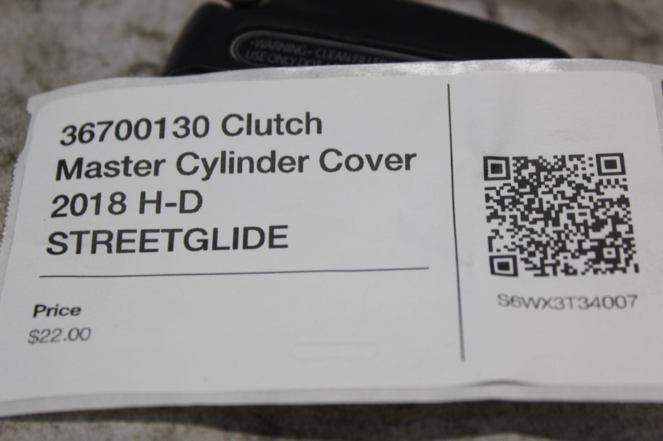 36700130 Clutch Master Cylinder Cover 2018 H-D STREETGLIDE