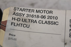 STARTER MOTOR ASSY 31618-06 2010 H-D ULTRA CLASSIC FLHTCU