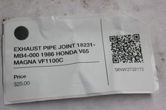 EXHAUST PIPE JOINT 18231-MB4-000 1986 HONDA V65 MAGNA VF1100C