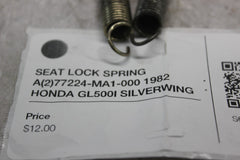 SEAT LOCK SPRING A (2) 77224-MA1-000 1982 HONDA GL500I SILVERWING12