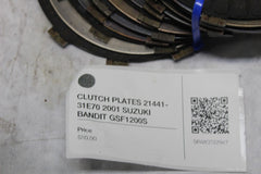 CLUTCH PLATES 21441-31E70 2001 SUZUKI BANDIT GSF1200S