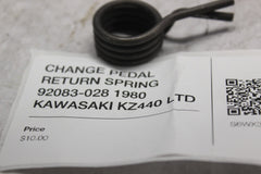 CHANGE PEDAL RETURN SPRING 92083-028 1980 KAWASAKI KZ440 LTD