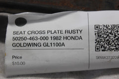 SEAT CROSS PLATE RUSTY 50250-463-000 1982 HONDA GOLDWING GL1100A