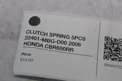 CLUTCH SPRING 5PCS 22401-MEE-000 2006 HONDA CBR600RR
