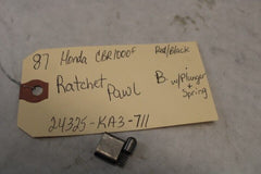 Ratchet Pawl B w/Plunger & Spring 24325-KA3-711 1987 Honda CBR1000F Hurricane