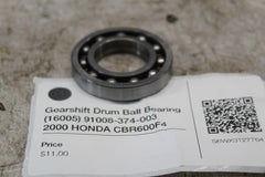 Gearshift Drum Ball Bearing (16005) 91008-374-003 2000 HONDA CBR600F4