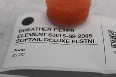 BREATHER FILTER ELEMENT 63815-99 2005 SOFTAIL DELUXE FLSTNI