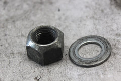 Front Axle Nut & Washer 7813A, 6594 2010 H-D ULTRA CLASSIC FLHTCU
