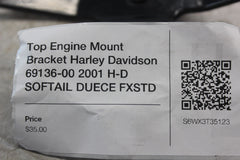 Top Engine Mount Bracket Harley Davidson 69136-00 2001 H-D SOFTAIL DUECE FXSTD