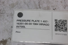 PRESSURE PLATE 1 4X7-16351-00-00 1984 VIRAGO XV700L