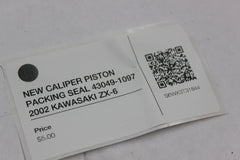 NEW CALIPER PISTON PACKING SEAL 43049-1097 2002 KAWASAKI ZX-6