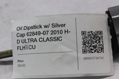 Oil Dipstick w/ Silver Cap 62849-07 2010 H-D ULTRA CLASSIC FLHTCU