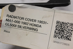 RADIATOR COVER 19031-MA1-000 1982 HONDA GL500I SILVERWING