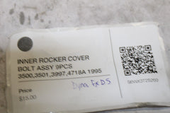 INNER ROCKER COVER BOLT ASSY 9PCS 3500,3501,3997,4718A 1995 HD DYNA FXDS