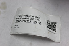 UPPER FRONT BRAKE HOSE 43059-1293 1993 KAWASAKI VULCAN 750